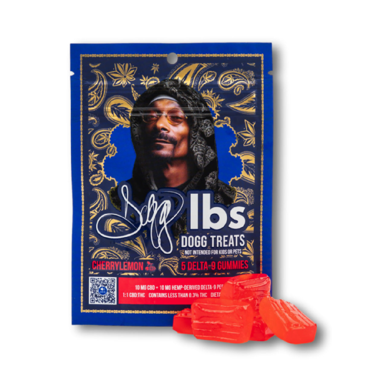 Dogg lbs - Delta 9 Gummies - 5ct Pouch - Display of 10 - SWED Dogg lbs - Delta 9 Gummies - 5ct Pouch - Display of 10 - SWED